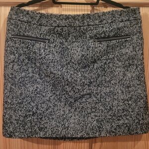 The Limited Black and White Pencil Skirt